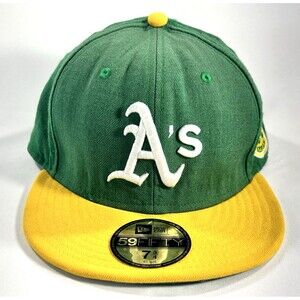 Oakland Athletics A's 1972 World Series New Era OnField 59FIFTY Fitted Hat 7 3/4